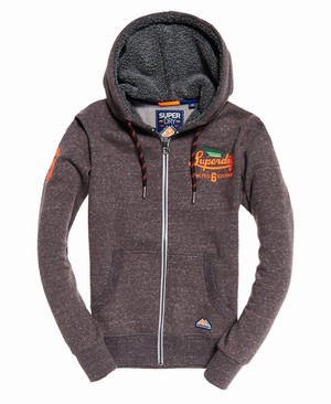 Superdry Limited Icarus Cipzár Férfi Kapucnis Pulóver Sötétkék | UJSAE9081